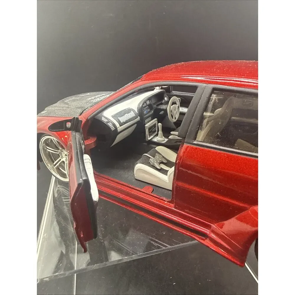 Jada Import Racer 1:24 Mitsubishi Lancer Evolution Diecast Red Veilside Evo RHD